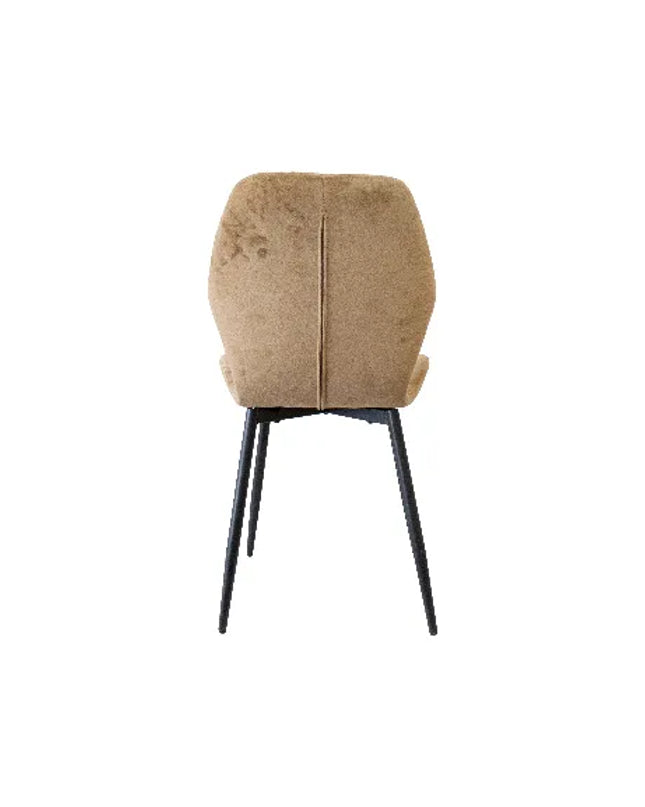 Pavia Coffee Velvet Dining Chair – Elegant Style & Comfort