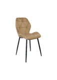 Pavia Coffee Velvet Dining Chair (#215)