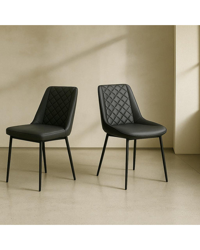 Black PU Leather Dining Chair (#959)