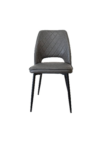 Grey PU Leather Dining Chair (#960)