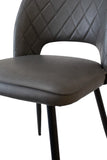 Grey PU Leather Dining Chair (#960)