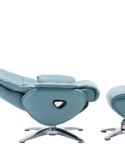 Alpha 139 Recliner Chair – Mint Blue Premium Comfort
