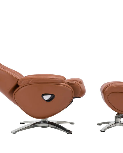 Alpha 168 Recliner Chair – Tobacco Brown Luxury
