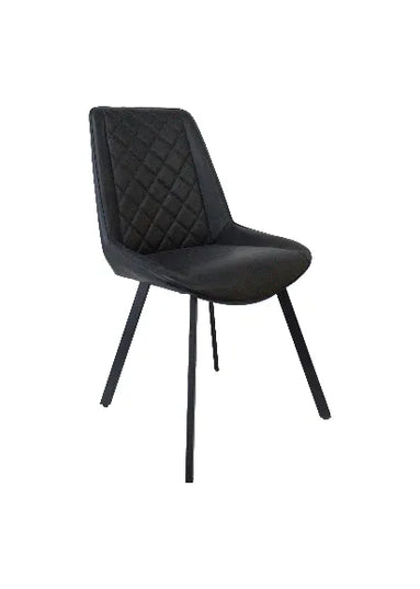 Black PU Leather Dining Chair – Stylish & Durable