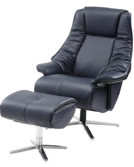 Lamar 224 Recliner Chair – Premium Comfort in Dark Blue