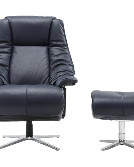 Lamar 224 Recliner Chair – Premium Comfort in Dark Blue