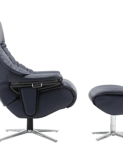 Lamar 224 Recliner Chair – Premium Comfort in Dark Blue