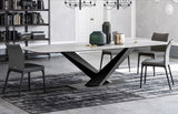Rectangular Marble Dining Table (V Base) *Only For 180cm Marble Dining Table with 6x Dining Chairs