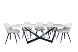 VENATO Rectangle Dining Table + Free 8 Chairs