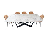 VENATO Rectangle Dining Table + Free 8 Chairs