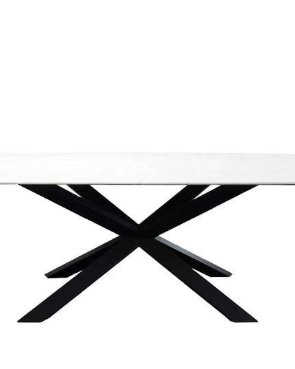 Cross Base Rectangle Dining Table