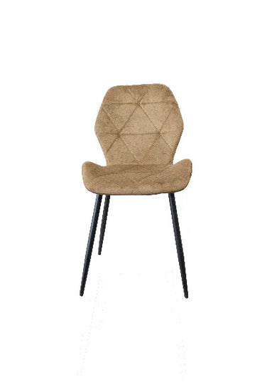 Pavia Coffee Velvet Dining Chair – Elegant Style & Comfort