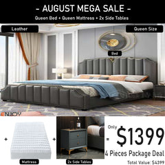 ENJOY 4 & 7 Pieces Premium Bed Set: Sale 4pcs Queen Size $1399 / 4pcs King Size $1599 *7pcs bed set only available for Navy Blue